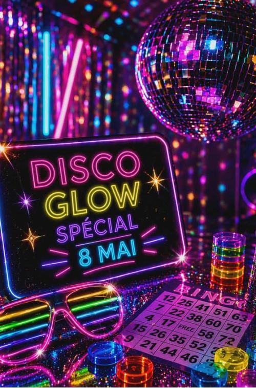 Disco glow 8 mai