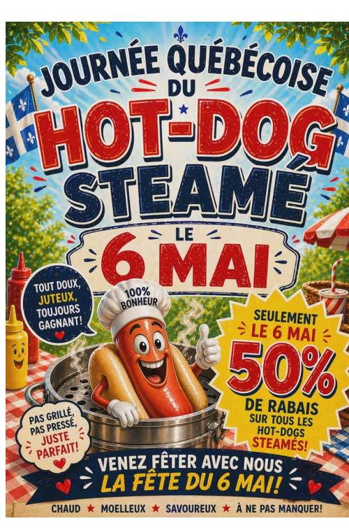 Journée québécoise du hot-dog 6 mai