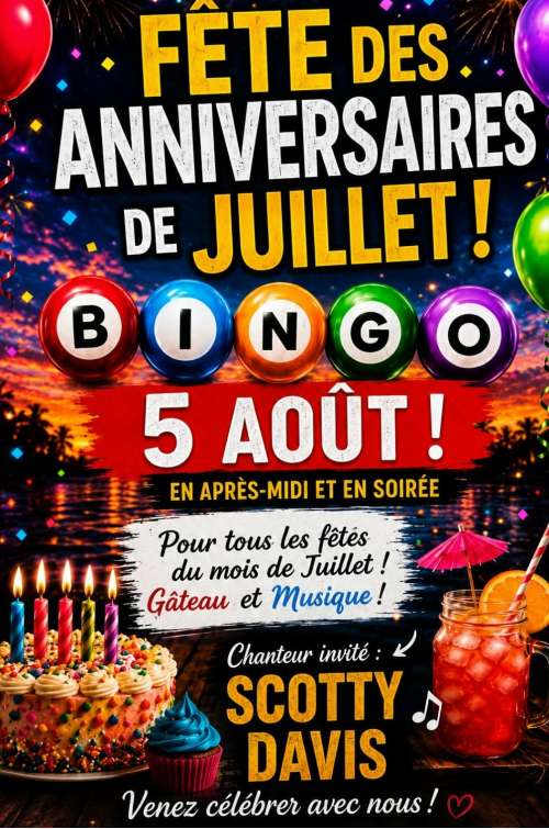 Anniversaires de juillet